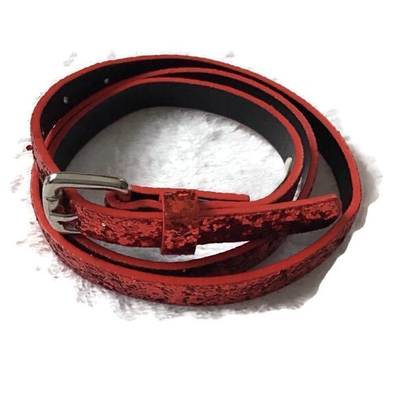 Red Glitter Belt - Picture 5 of 5